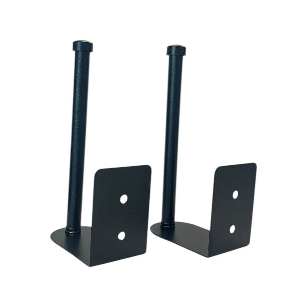 2 Pack Metal Wall Mount Cord OrganizerBlack Hat Hook Rack Scarf Holder W/Screws